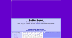 Desktop Screenshot of brookingsshopper.com